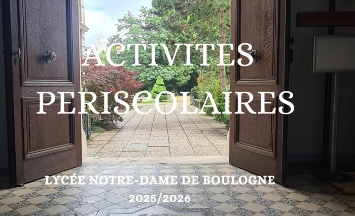 2025 2026 Activités périscolaires LNDB